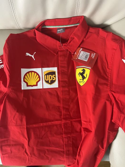 Ferrari Puma Scuderia Formula 1 F1 Camisa de equipa L NOVA
