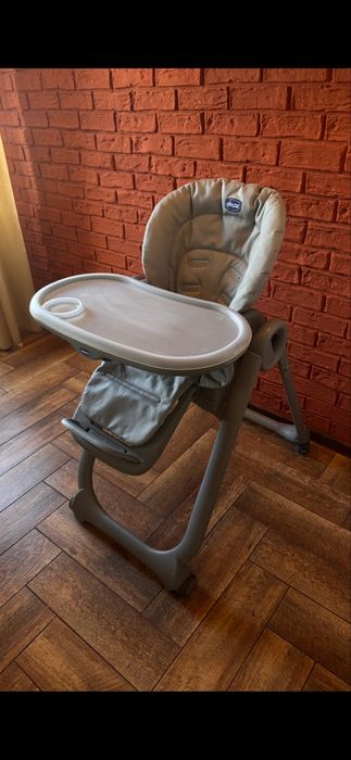 Стільчик для годування Chicco Polly Magic RELAX сірий