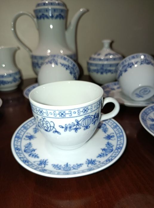 Śliczny stary serwis porcelana Kahla