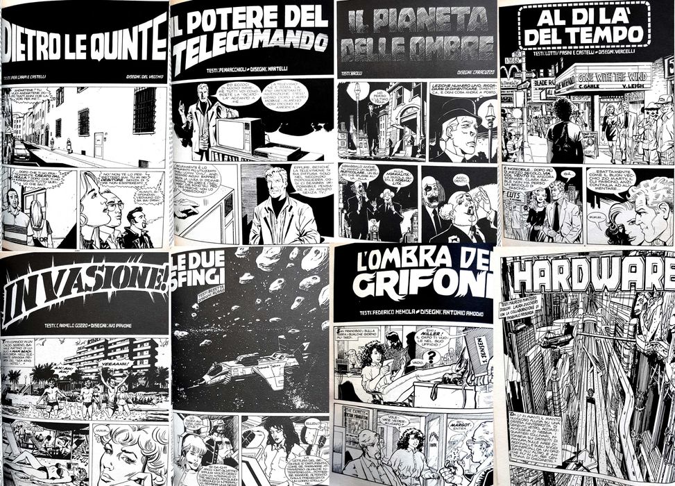 Mundo Martin Mystère. Lote de 13 álbuns BD “Zona X” em italiano