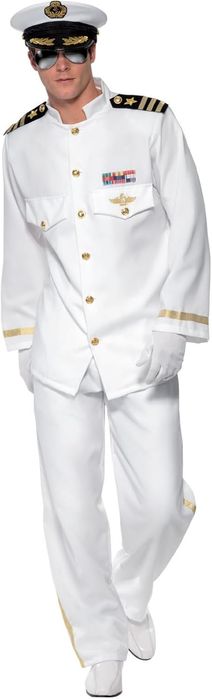 Luksusowy Strój Kapitana Marynarki dla Dorosłych Rozmiar Xl