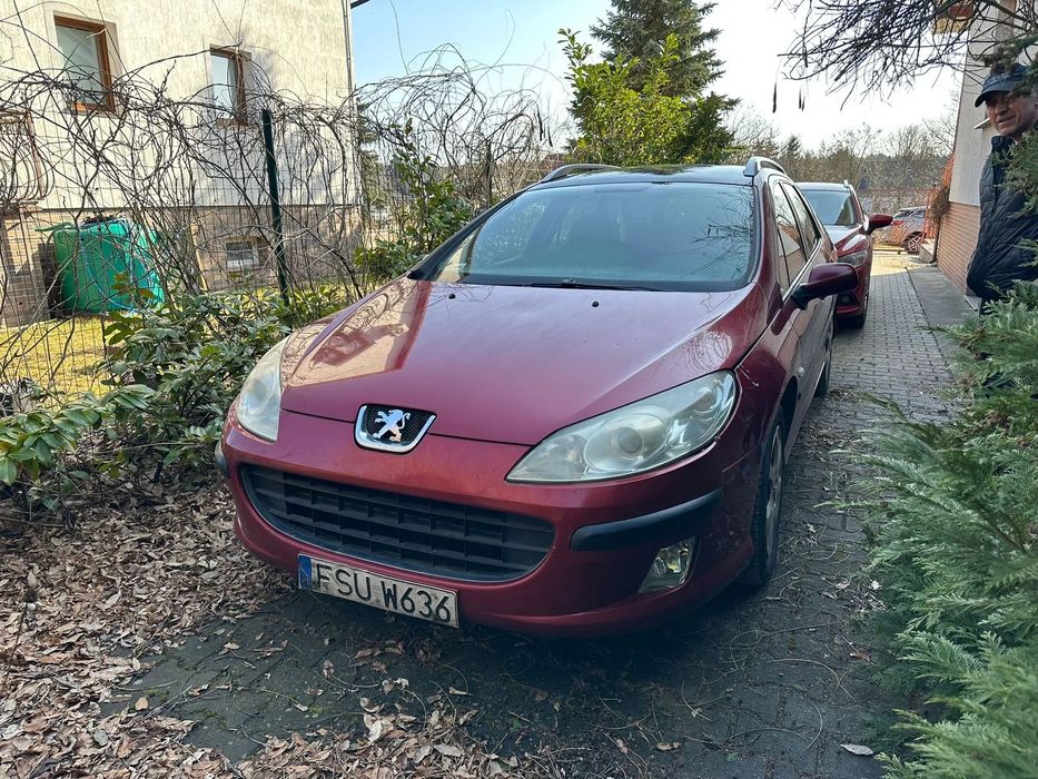 Peugeot 407 dodatkowy komplet kół, jeden właściciel w Polsce