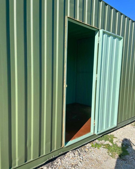 Contentor Marítimo 12 metros - Altura Extra - Dividido em 4 boxes