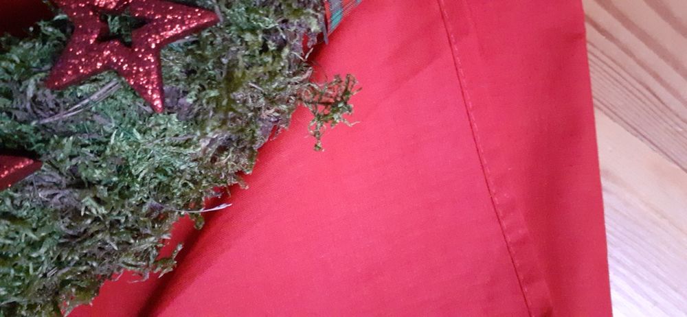 Czerwony bieżnik, serweta, obrusik, 45 x 60 cm, nowy