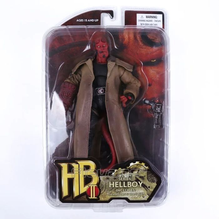 Clássico filme mezco hellboy pvc figura de ação collectible modelo bri