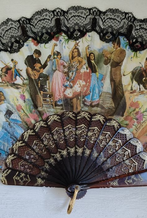 Leque vintage espanhol