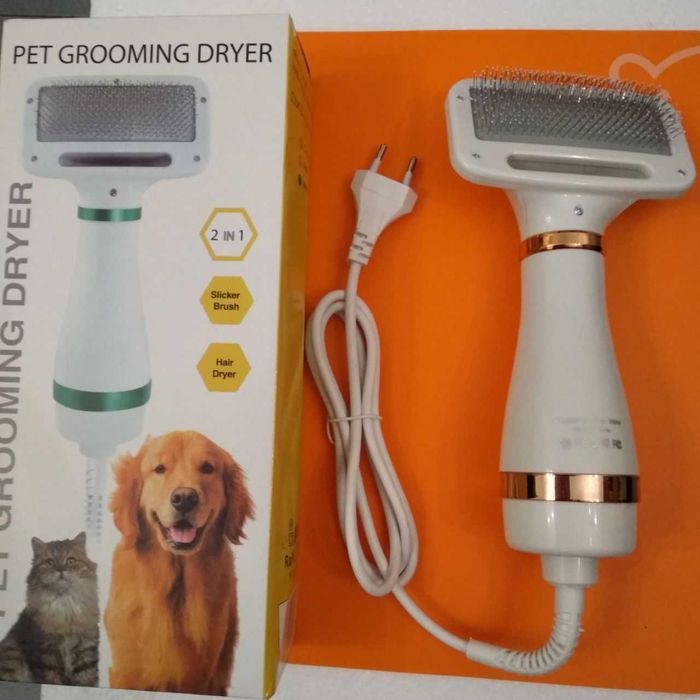 Заменит услуги грумера - Фен щетка, расческа для шерсти ваших любимцев