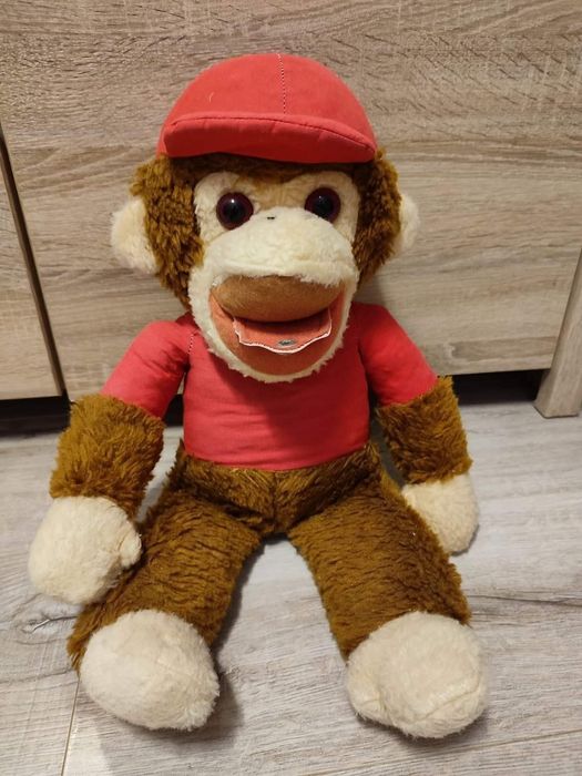 Małpka pluszak przytulanka