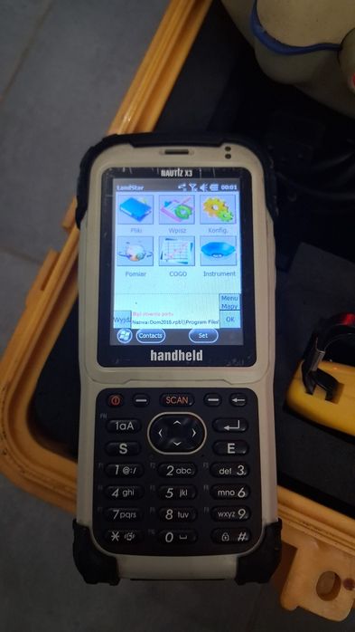 Geodezyjny odbiornik GPS z kontrolerem