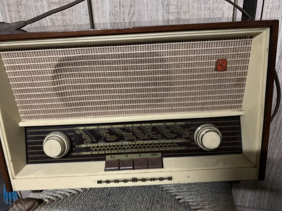 Radio valvulas Antigo Nordmende Impecavel Unico Olx Vintage anos 50