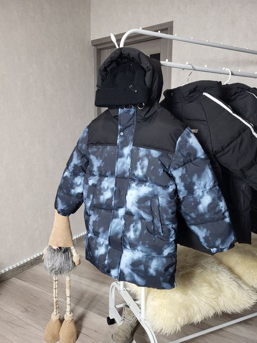 нереально крутий пуфер, подовжена куртка-пальто унісекс