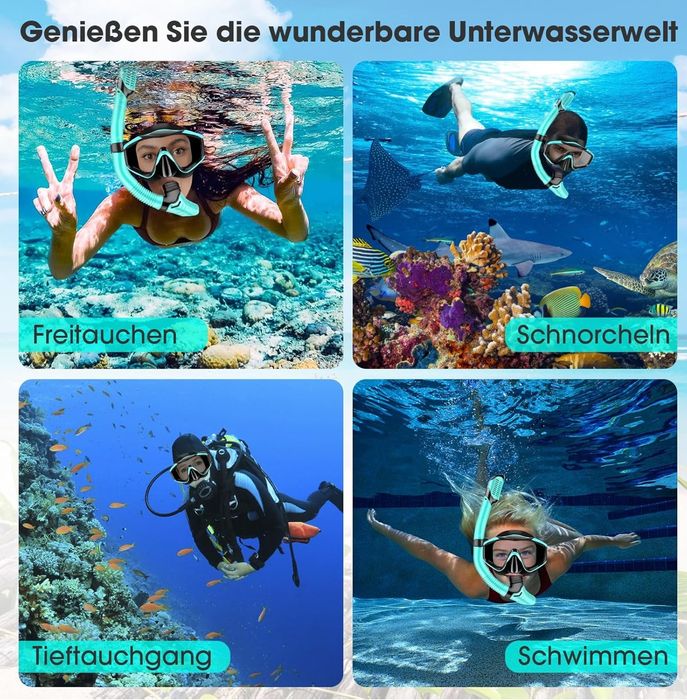 набір для підводного плавання (маска та трубка)