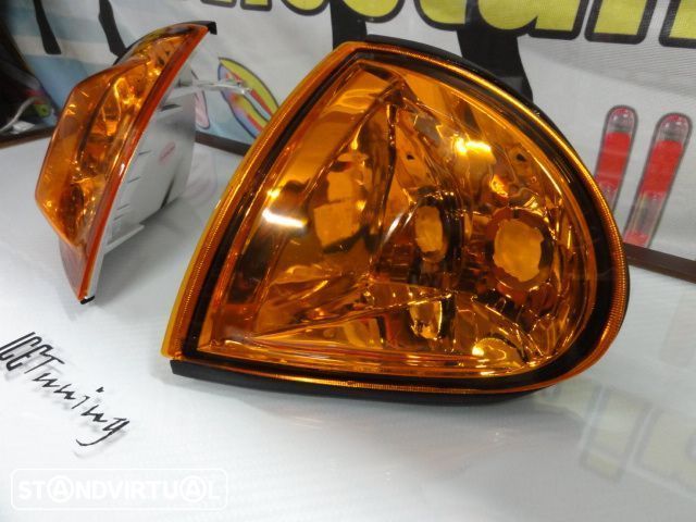 Piscas frontais + lâmpadas de pisca diaden vision para Honda CRX Del Sol 1992-1997 fundo Laranja EURO LOOK