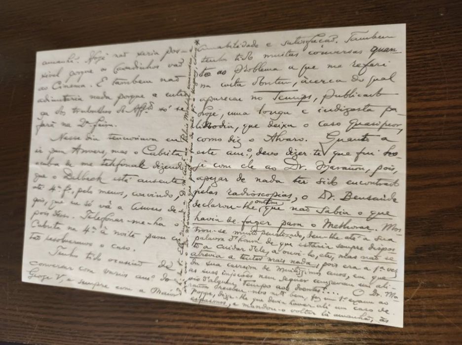 Manuscritos de Amor, 1937 Paris, entre Alzira e Affonso.