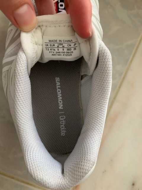 Salomon XT-6 White/Lunar Rock EU 41⅓ - Como Novos