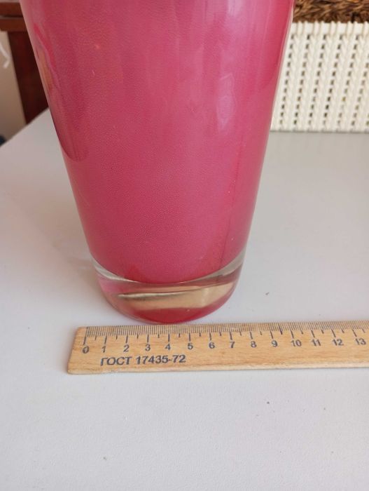 Ваза скляна ручної роботи