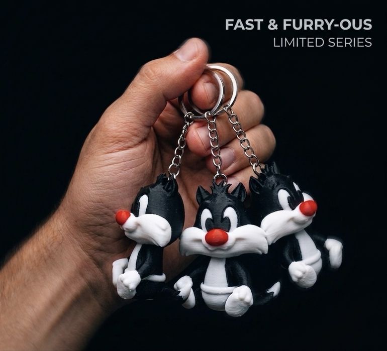 Brelok Sylwester (Baby Sylvester) 3D Druk