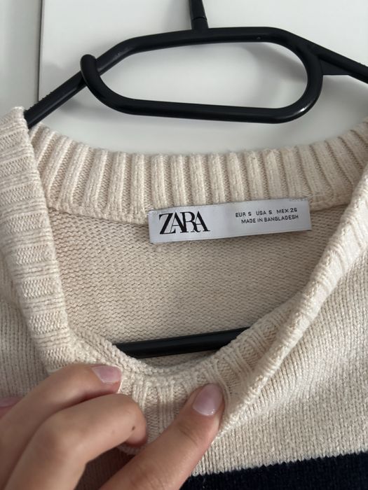 sweterek zara wiskoza