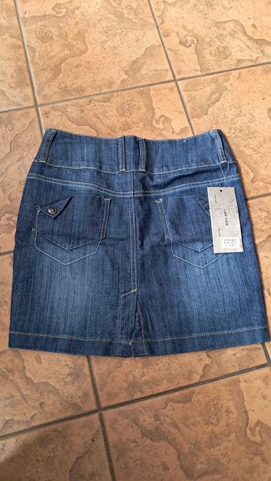 Nowa spódnica jeansowa mini szturmówka Lan Tian 36/38 kod290