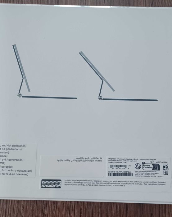 Apple iPad Pro/iPad Air Magic Keyboard Czarny (MXQT2Z/A)