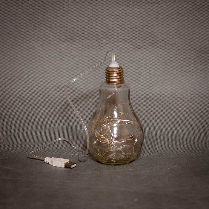 Ночник в детскую комнату питание от пауэр банка, от зарядки телефона.