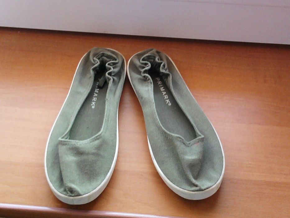 Zielone tenisówki Primark - EUR36/ 23,5 cm !!