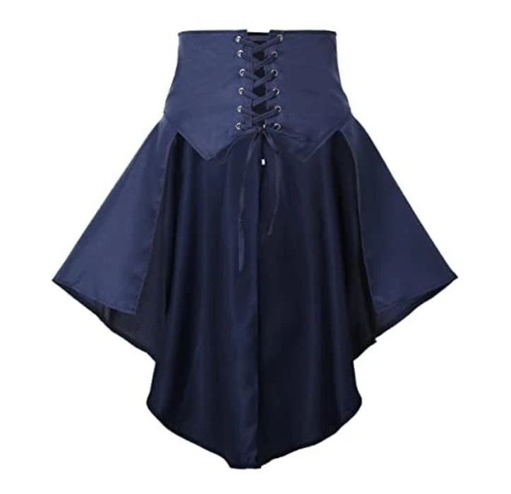 COSDREAMER Damska spódnica steampunkowa - Pasek z marszczeniem - Gorse