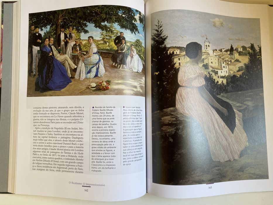 Livro Arte sobre Realismo e Impressionismo