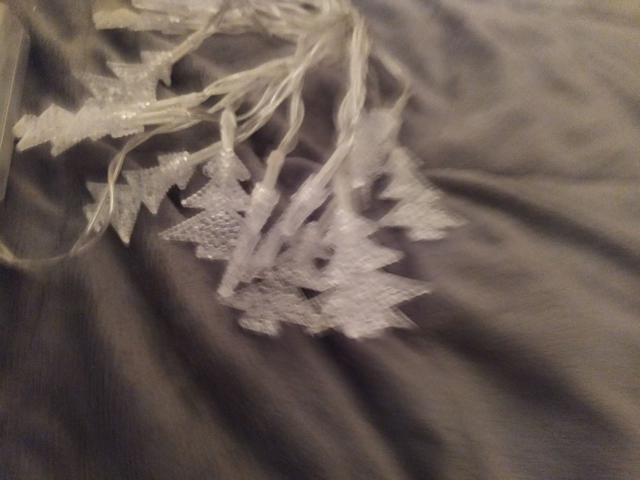 Lampki choinkowe, kształt choinki, NOWE, we wzory