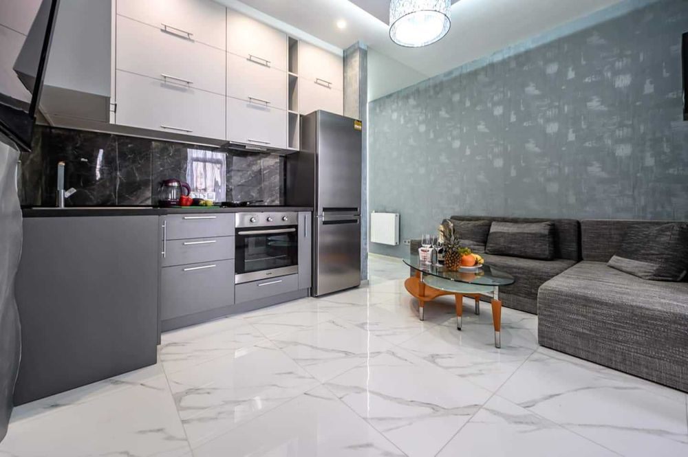 Стильная квартира с двумя спальнями.