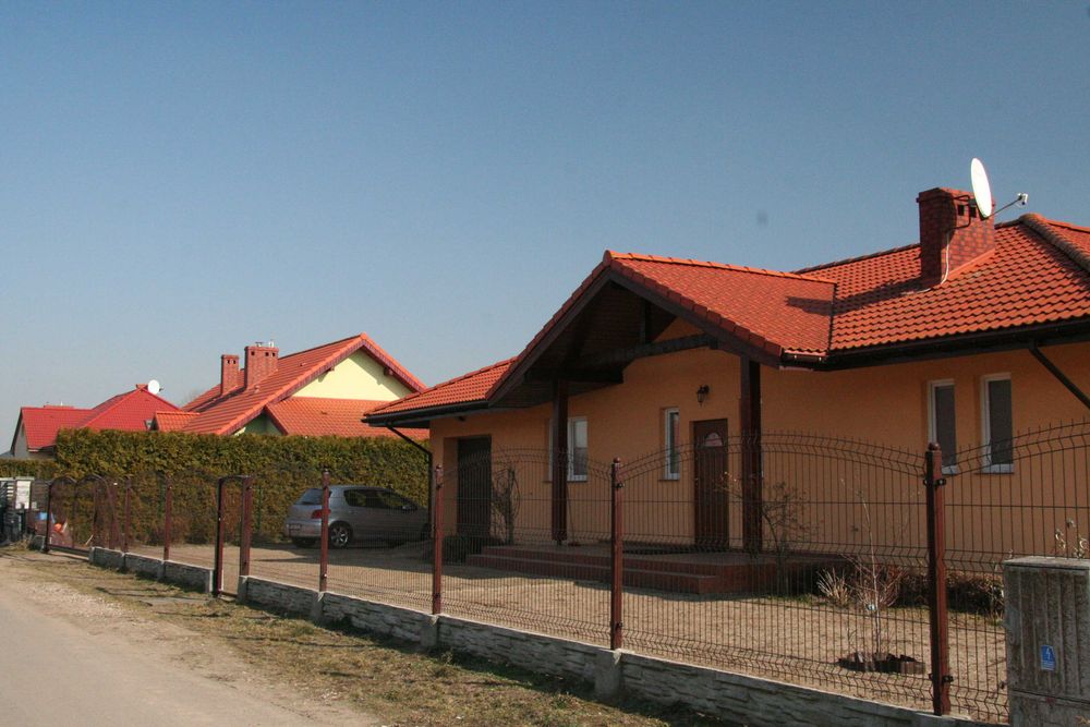 Ogrodzenie panelowe łukowe podmurówka montaż panel łuk brama