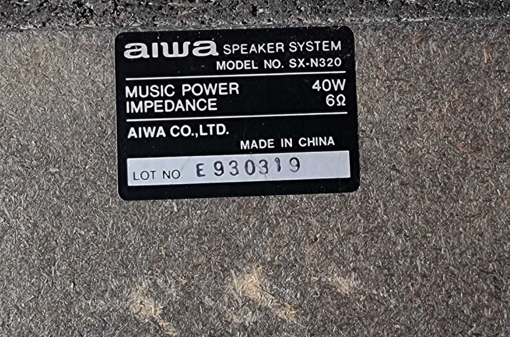 Głośniki stereo AIWA