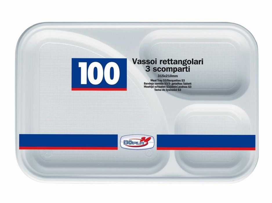 Одноразові підноси Dofa, 100 шт