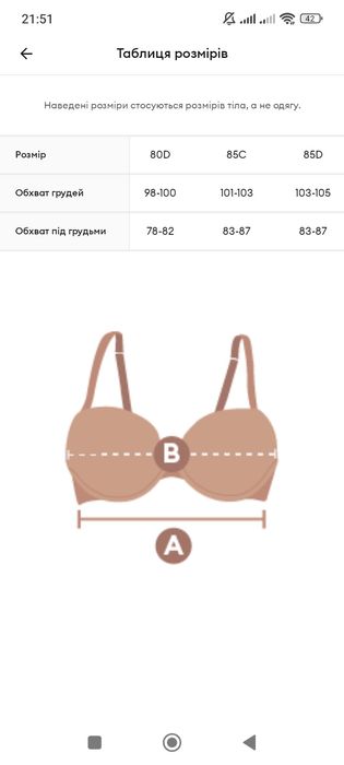 Бюстгальтер жіночий