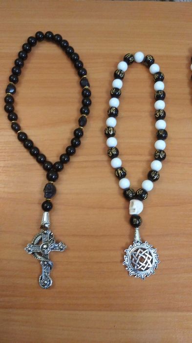 Четки переборные из камня агата