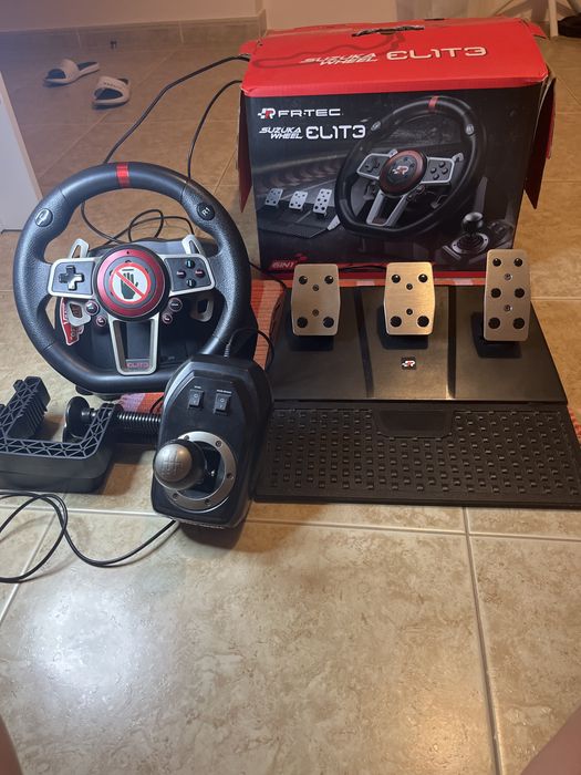 Conjunto volante mudanças e pedais para PlayStation 4