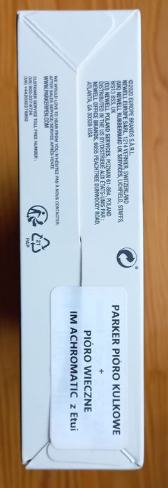 Pióro kulkowe i pióro wieczne Parker z etui