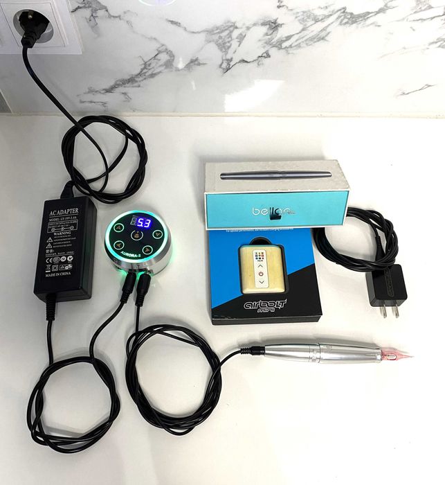 Makijaż Permanentny Bellar Maszynka v2 Srebrna Airbolt Mini