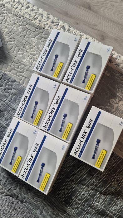 Zbiorniki na insulinę accu chek spirit 7 opakowań