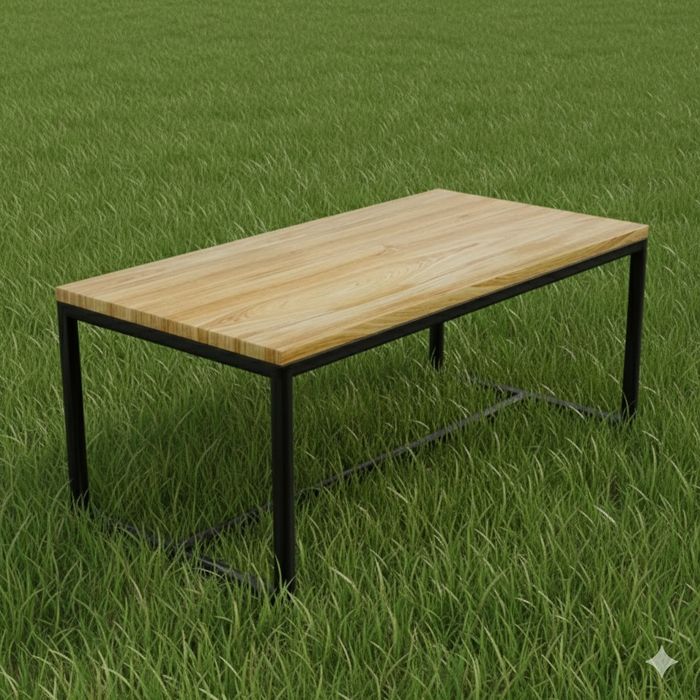 Meble, stoły loft. Nowoczesny salon, kuchnia.