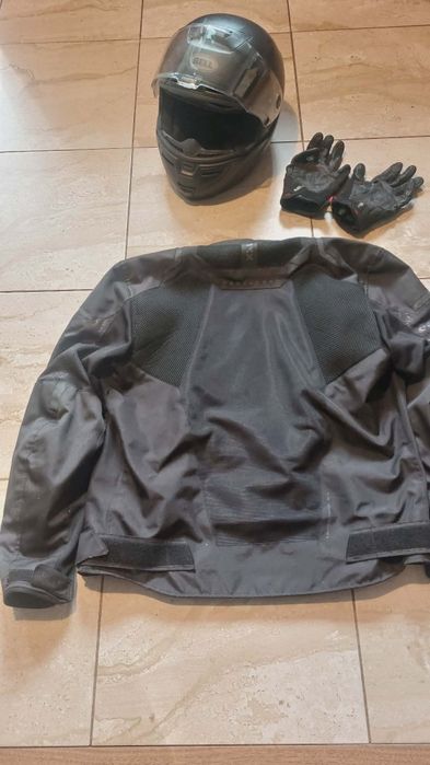 Kurtka motocykla Rebelhorn + kask + Rękawice