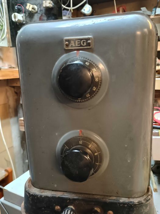 Unikat! Stara lutownica transformatorowa AEG – Vintage