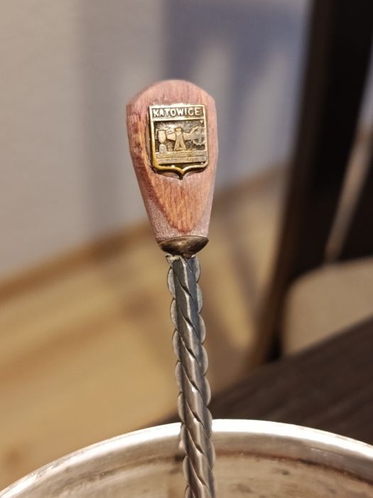 Hefra Cukiernica z mosiądzu platerowanego srebrem