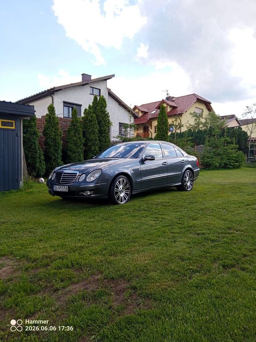 Mercedes-Benz 280 Mercedes-Benz Klasa E W211 3.0 V6 CDI Avantgarde/Evo 2008 Automat Skór