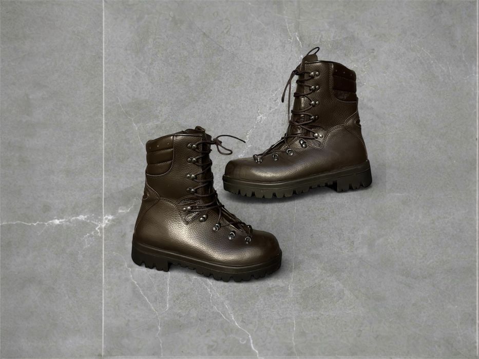 Skórzane buty wojskowe militarne Demar na zime survival trekking