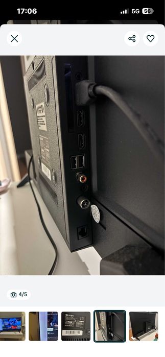 Tv Silver 32 polegadas, com defeito no ecrã