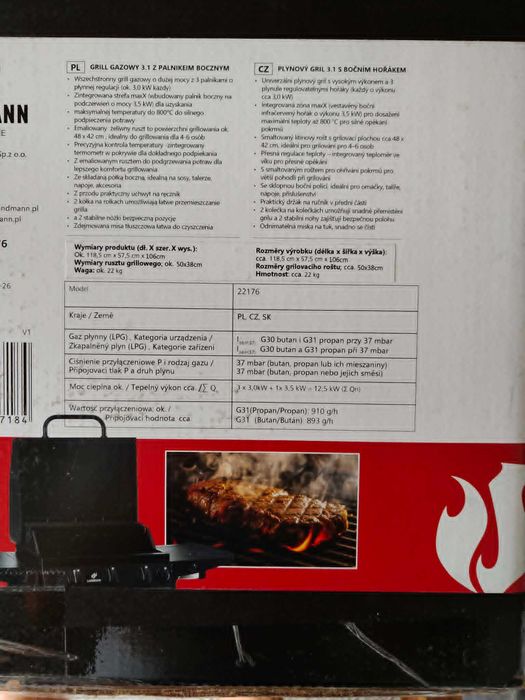 Gril gazowy Landmann 3.1 MAXX