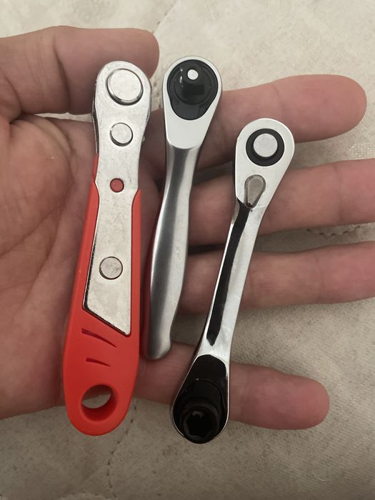 міні тріскачка мини трещотка 1/4 біта та квадрат