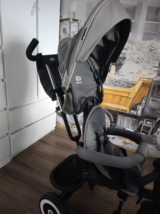 Łódź Kinderkraft, Aston, rowerek trójkołowy, Malachite Grey