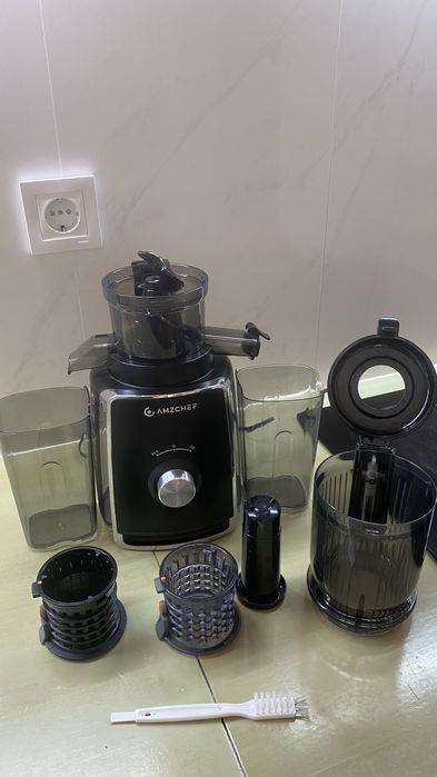 Extrator de Sumos Slow Juicer AMZCHEF